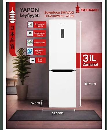 ps5 alan yerler: Yeni 2 qapılı Shivaki Soyuducu Satılır, rəng - Ağ, Təkərli — 1