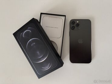 сим: IPhone 12 Pro Max, Б/у, 512 ГБ, Natural Titanium, Кабель, Коробка, 80 %