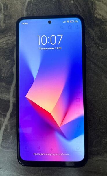 xiaomi redmi note 6: Xiaomi Redmi Note 10, 128 GB, rəng - Boz, 
 Sensor, Barmaq izi, Face ID