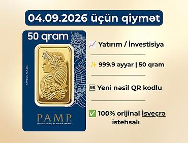 kulcə: Qızılın qiyməti artır, yatırım etmək üçün ideal məqamdır! — 1