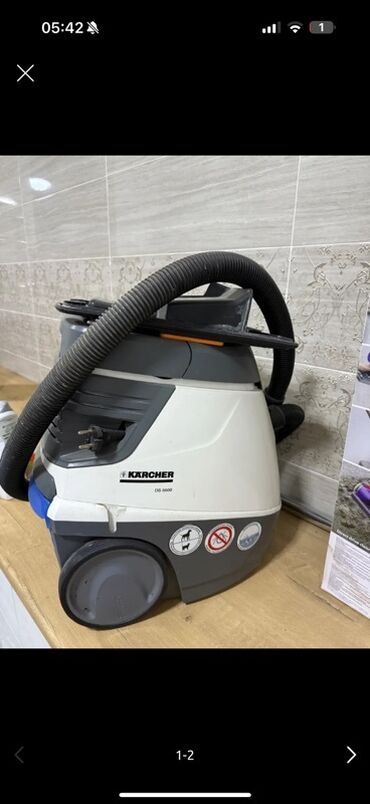 паровой пылесос: Чаң соргуч, Karcher, Стандарттык, Нымдуу, Суу чыпкасы