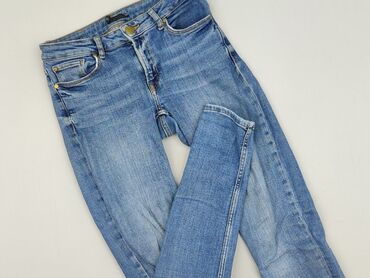 spodnie jeans czarne: Jeans for women, size S