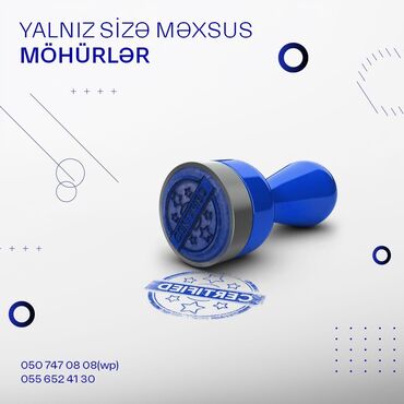 Digər biznes avadanlığı: Ciddi Hesabat Blankları
Möhür və Ştampların
Hazırlanması — 9