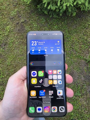 ugradna rerna na plin: Honor Magic 5 Pro, bоја - Siva, Otisak prsta