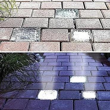 forma ideale ogledala za kupatilo sa ormaricem: Soloarno stakleno svetlo 10 X 10 cm NOVO. OPIS PROIZVODA: LED — 3