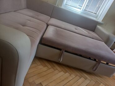 Ev üçün mebel: Künc divan, İşlənmiş, Açılan, Bazalı, Nabuk, Çatdırılma yoxdur