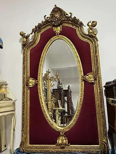 forma ideale ormani: Stilsko ogledalo sa andjelima 215 x 110cm Ogledalo u odlicnom stanju — 5