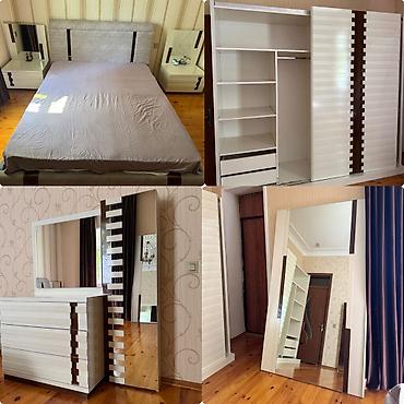 Yataq otağı mebeli. 350azn. tecili evden cıxmalıdı. Matras var