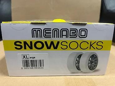 Auto oprema: Menabo Snow Socks – tekstilne navlake za gume (par), veličina XL - — 4