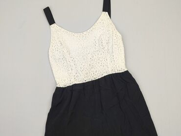 czarna sukienki na jedno ramię: Dress, S (EU 36), condition - Very good