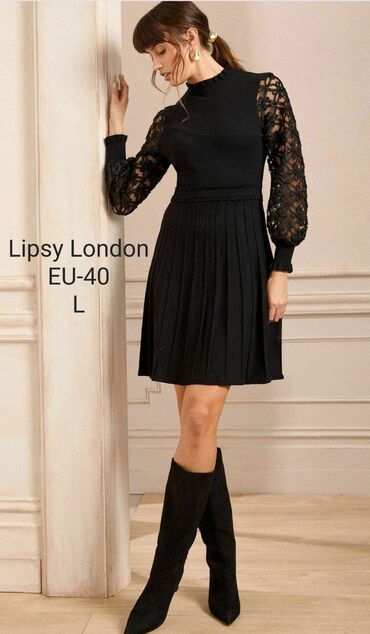 kupaci sa karnerom: L (EU 40), color - Black, Long sleeves