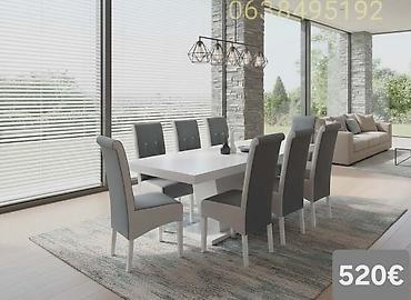 Stilske garniture: Trpezarijski setovi – više modela - Set 1 (prikaz 1 i 4) – 640€: - — 34