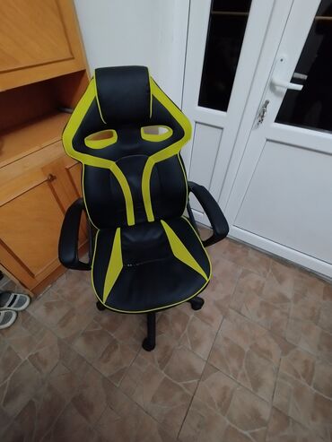 trpezarijske stolice akcija: Ergonomic, color - Yellow, Used