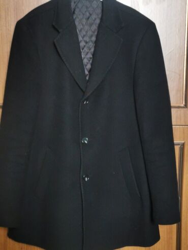 мужские польта: 1Мужское кашемировая полупальто размер 48-50 2. Куртка-пиджак ткань