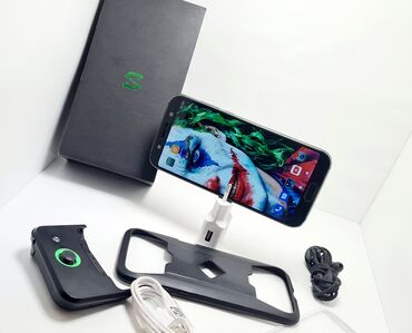 медиа плеер: Xiaomi, Black Shark, Б/у, 256 ГБ, цвет - Черный, 2 SIM, eSIM
