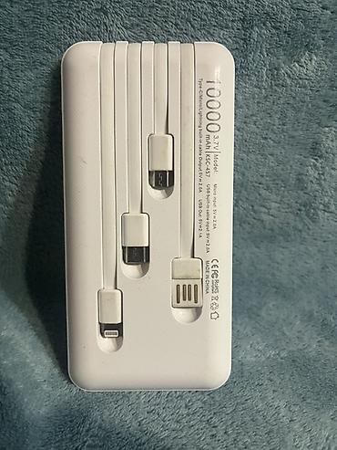 telefon powerbank: KAKUSIGA portativ enerji bloku – 10000 mAh Xüsusiyyətlər: - Tutum — 2