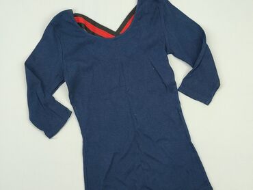 niebieska satynowe bluzki: Блуза жіноча, S, стан - Хороший