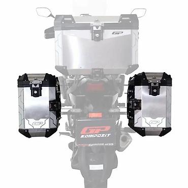 brava: Aluminijumske bočne kofere za motocikl – set levi + desni - — 1