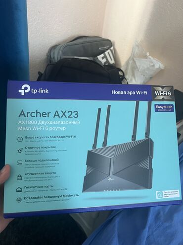 роутер archer: Продаю WI-FI роутер
Archer AX23
новый включался 1 раз для проверки
