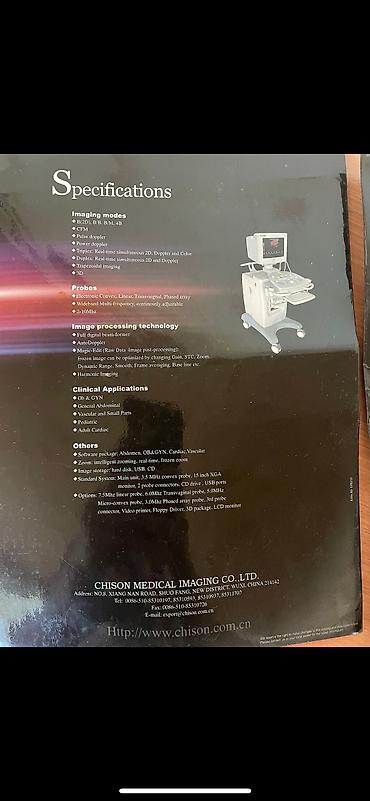 Медицинское оборудование: Продается Узи аппарат
Г.Ош
8.000 at lalafo.kg — 12 Медицинское оборудование: Продается Узи аппарат
Г.Ош
8.000 — 12