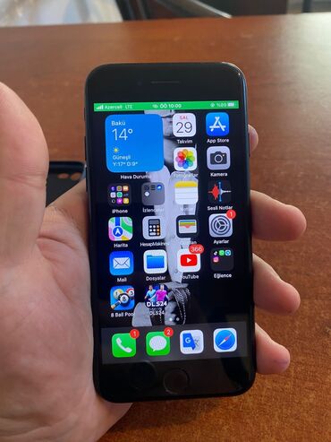 Apple iPhone: IPhone 7, 128 GB, Qara, Barmaq izi