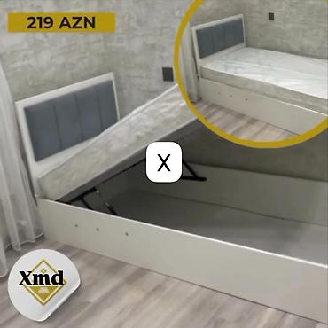 Çarpayılar: Qaldırılan baza mexanizmi olan tək nəfərlik çarpayı - Ölçü: tək — 1