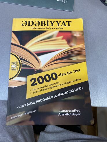 Kitablar, jurnallar, CD, DVD: Ədəbiyyat RM nəşriyyatı 2-ci nəşr Abituriyentlər üçün test toplusu
