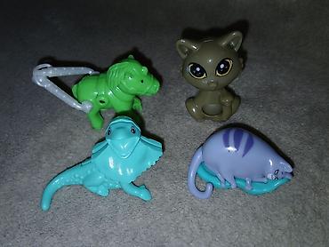 ucuz oyuncaqlar instagram: KINDER Uşaq oyuncaqları dəsti – 4 ədəd kiçik plastik fiqur 5 MAN. - — 1
