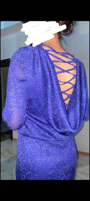 Вечерние платья: Вечернее платье, Русалка, Длинная модель, Без рукавов, Стразы, M — 10