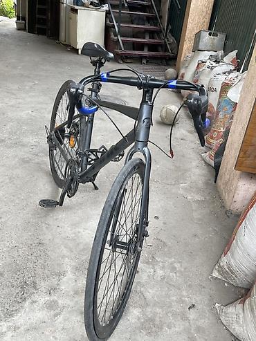 electric bicycle: Городской/фитнес-велосипед с плоским рулём - Лёгкая алюминиевая рама — 1