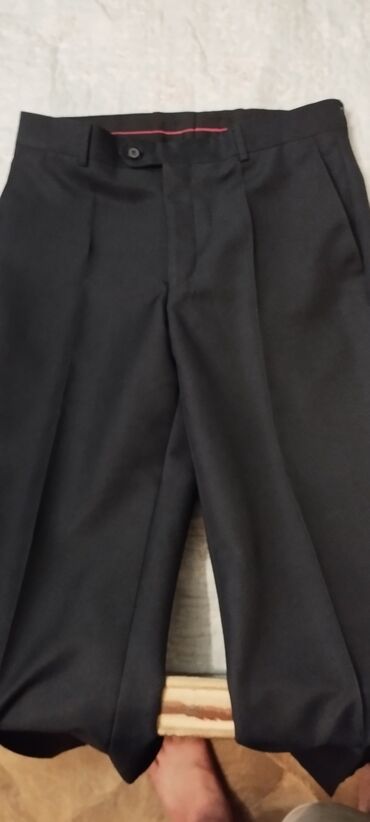 классические брюки мужские бишкек: Брюки 4XL (EU 48), цвет - Черный