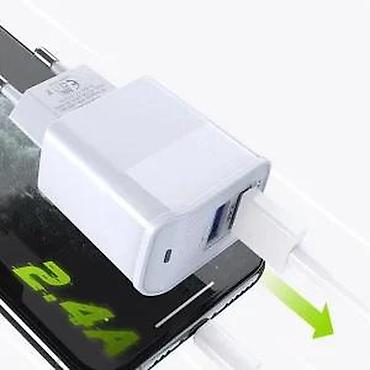 Žičani punjači za telefone: BAVIN zidni punjač sa kablom – Dual USB, brzo punjenje - Dva USB — 21