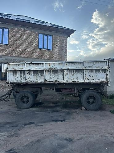 Прицепы и полуприцепы: Самосвальный прицеп двухосный (тележка) под тягач/грузовик с дышлом — 9
