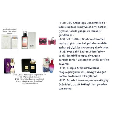 Ətriyyat: Heftelerle qalici 50 ml fransuski qadin etirleri, paltari yu geyin — 7
