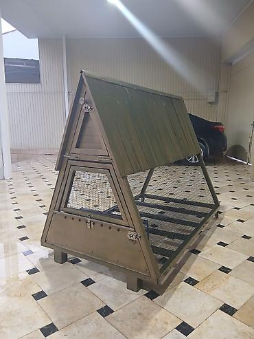 Товары и оборудование для с/х животных: Передвижной курятник/вольер треугольной формы (А-образная — 11