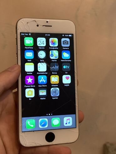 iphone 6 силикон: IPhone 6, 16 ГБ, Серебристый