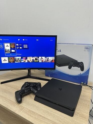 PS4 (Sony PlayStation 4): Ps 4 500gb 4 диска 2 джойстика