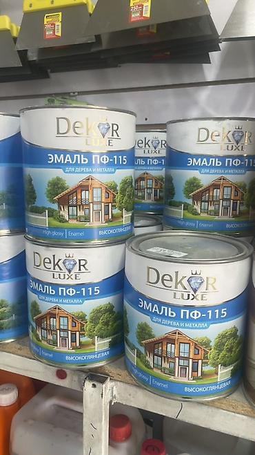 Эмали Dekor Luxe и Gipso Paint 1) Эмаль ПФ-115 Dekor Luxe -