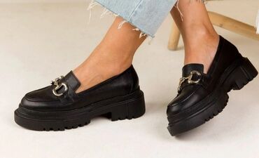 loafer: Ölçü: 40, rəng - Qara, Yeni