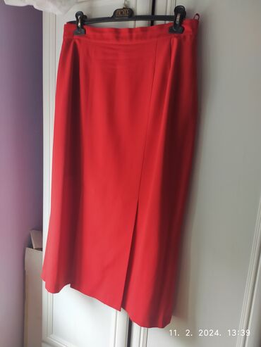 dve suknje po: XL (EU 42), Midi, bоја - Crvena