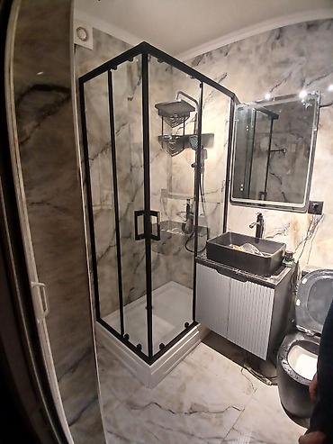 Duş kabinaları, arakəsmələr: Yeni Arakəsmə, Künc üçün, Pulsuz çatdırılma — 21