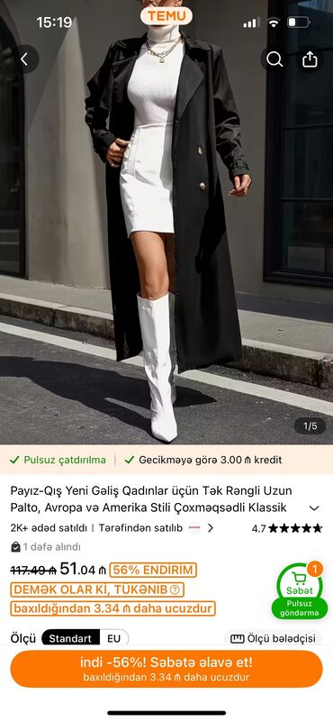 Pencəklər: 51 manata alınıb, heç geyinilməyib yenidir.içi astarlıdır, çox gözəl