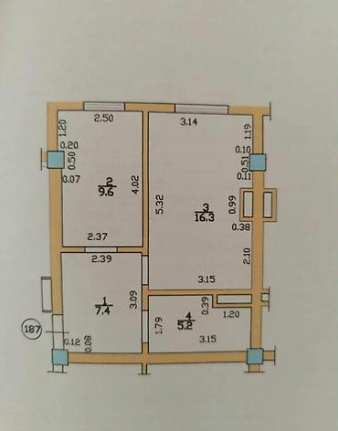 1 комната, 40 м², Кызыл Аскер Элитка, 3 этаж, Евроремонт at lalafo.kg 1 комната, 40 м², Кызыл Аскер Элитка, 3 этаж, Евроремонт