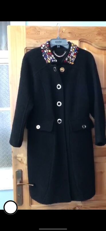 palto qiymetleri: Пальто M (EU 38), цвет - Черный