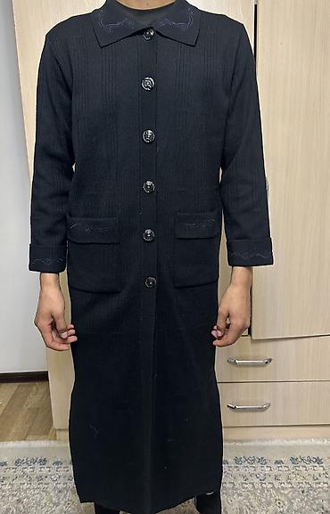 Пальто: Распродажа 3 Длинное тёплое пальто из фактурного мехового полотна. - — 7