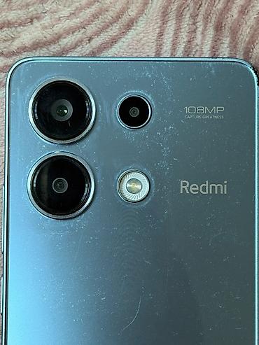 Мобильные телефоны и аксессуары: Redmi, Redmi Note 13, Б/у, 256 ГБ, цвет - Голубой, 2 SIM — 3