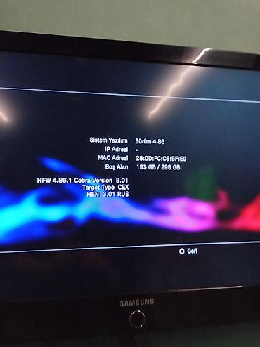 playstation prokat: Samsung 40" LCD TV + PlayStation 3 (HEN) Məhsul təsviri: - Televizor — 2