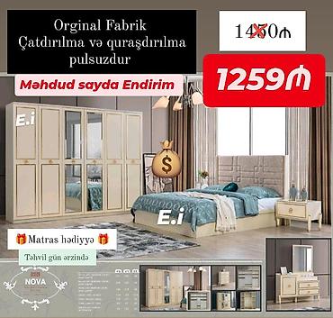 yataq mebeli 2021: Yataq desti rəng seçimi var — 1