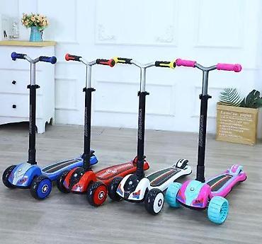 Детские самокаты: Детский самокат, Трёхколёсный — 12