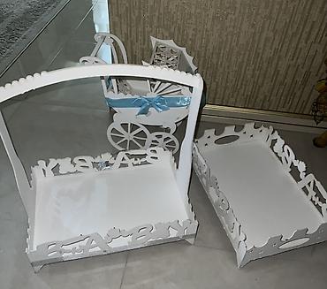 ramazan dekor: Xonca dəsti – körpə üçün (qiz-oglan) Bir defe islenib ve lenti — 2